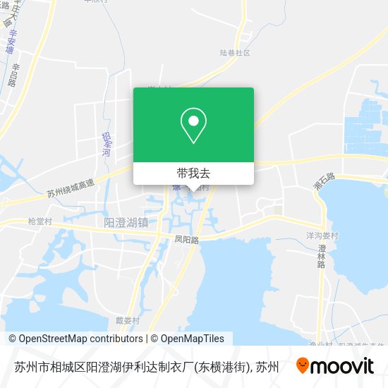 苏州市相城区阳澄湖伊利达制衣厂(东横港街)地图