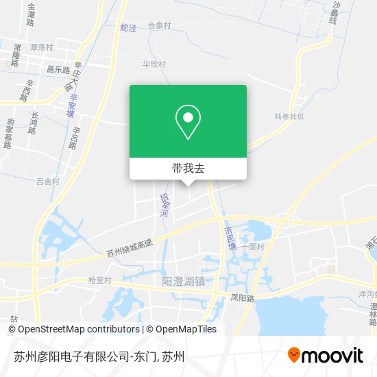 苏州彦阳电子有限公司-东门地图