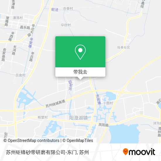 苏州钜锋砂带研磨有限公司-东门地图