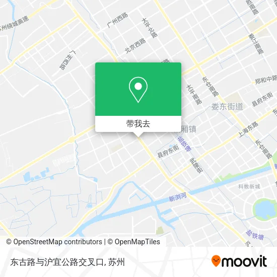 东古路与沪宜公路交叉口地图