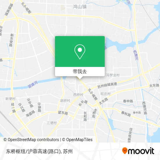 东桥枢纽/沪蓉高速(路口)地图