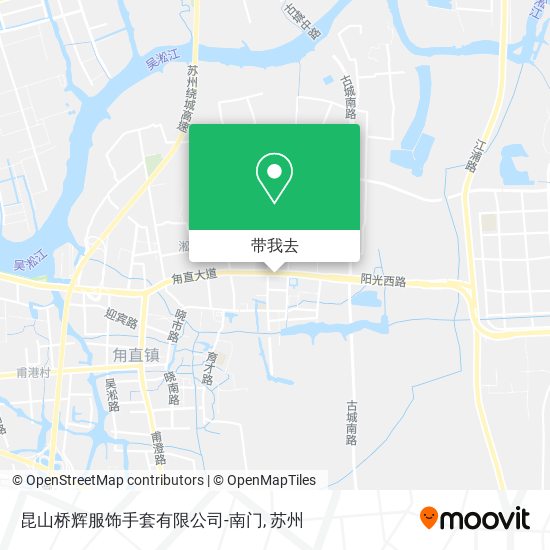 昆山桥辉服饰手套有限公司-南门地图