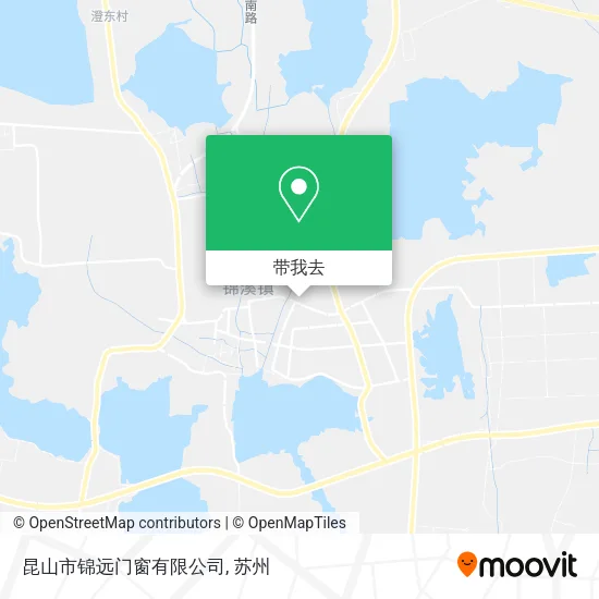 昆山市锦远门窗有限公司地图