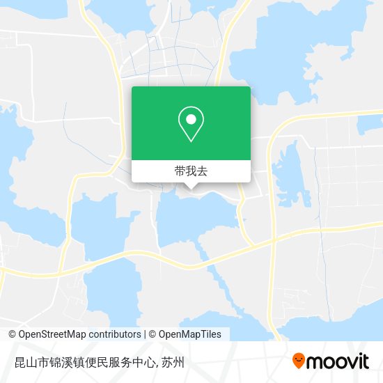 昆山市锦溪镇便民服务中心地图