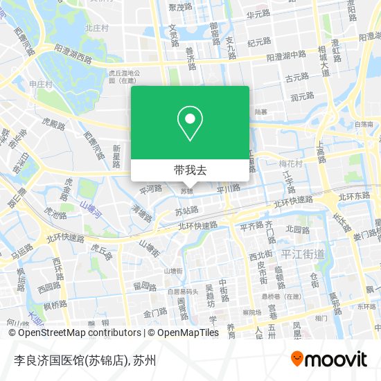 李良济国医馆(苏锦店)地图