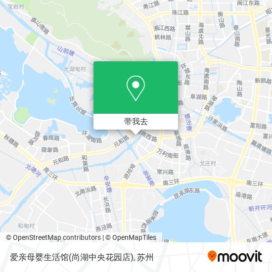 爱亲母婴生活馆(尚湖中央花园店)地图