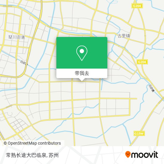 常熟长途大巴临泉地图
