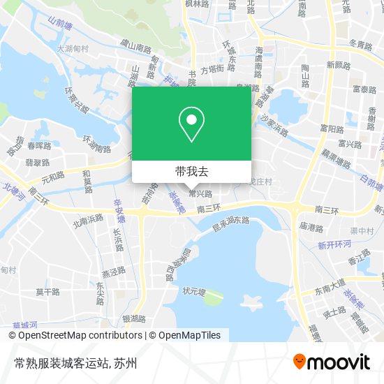 常熟服装城客运站地图