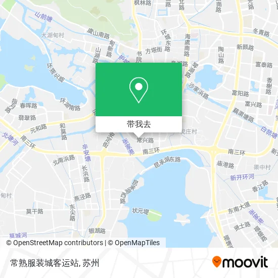 常熟服装城客运站地图