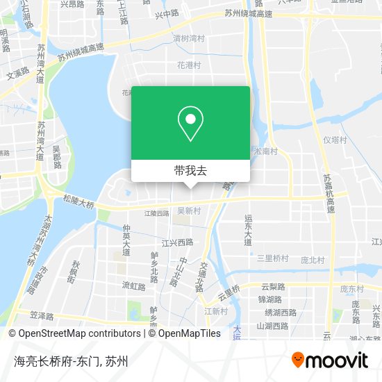 海亮长桥府-东门地图