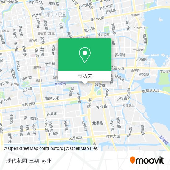 现代花园-三期地图