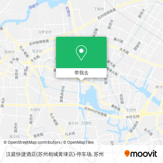 汉庭快捷酒店(苏州相城黄埭店)-停车场地图