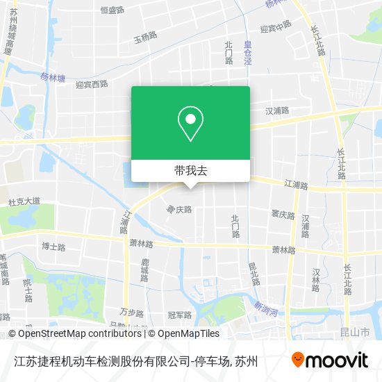 江苏捷程机动车检测股份有限公司-停车场地图