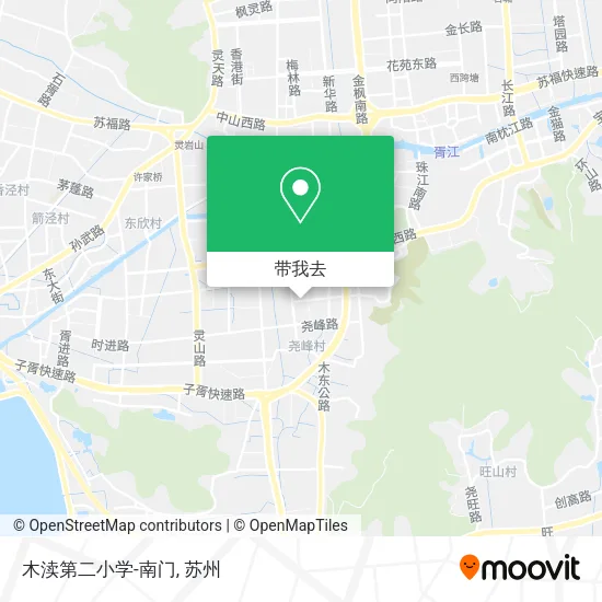 木渎第二小学-南门地图