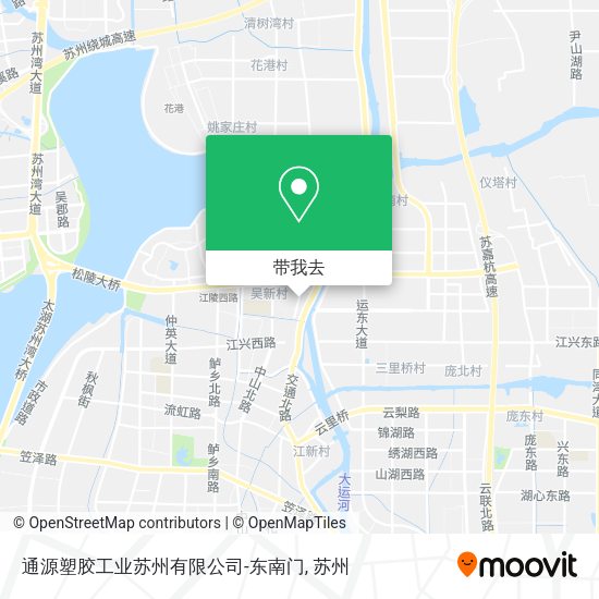 通源塑胶工业苏州有限公司-东南门地图