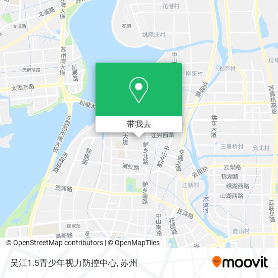 吴江1.5青少年视力防控中心地图