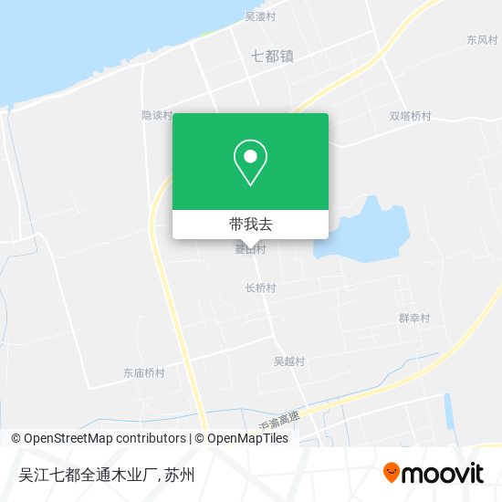 吴江七都全通木业厂地图