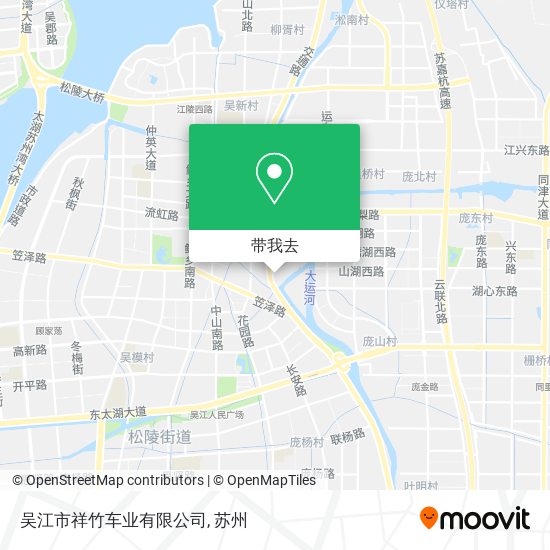 吴江市祥竹车业有限公司地图