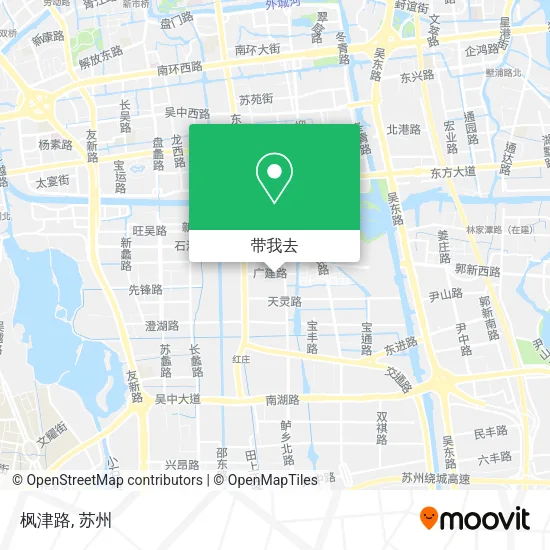 枫津路地图