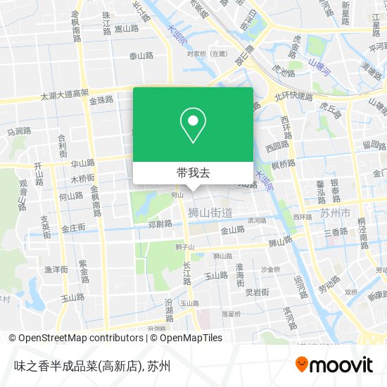 味之香半成品菜(高新店)地图