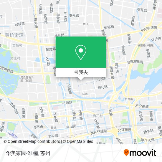 华美家园-21幢地图