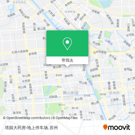 塔园大药房-地上停车场地图