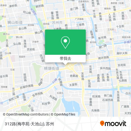 312路(梅亭苑-天池山)地图