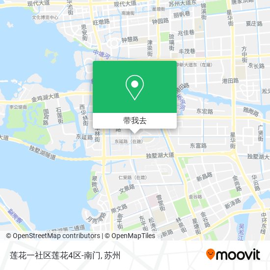 莲花一社区莲花4区-南门地图