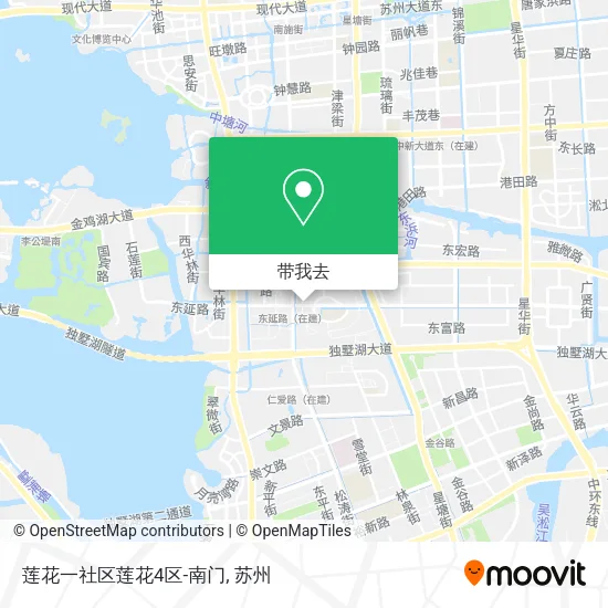 莲花一社区莲花4区-南门地图