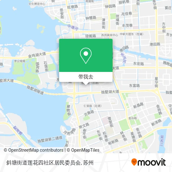 斜塘街道莲花四社区居民委员会地图