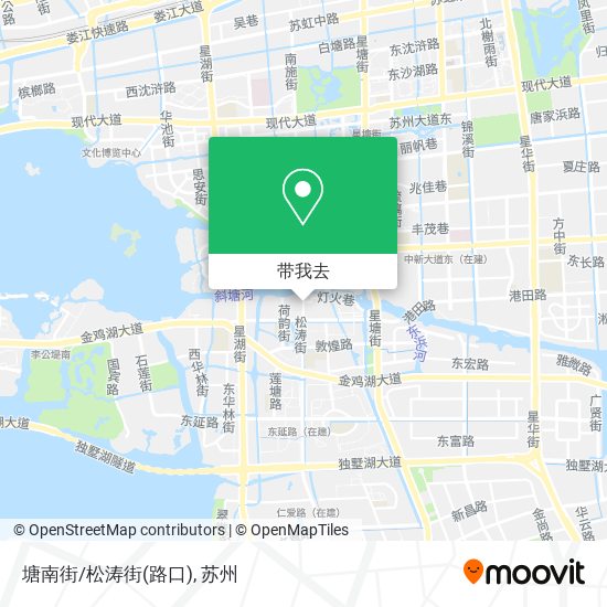 塘南街/松涛街(路口)地图