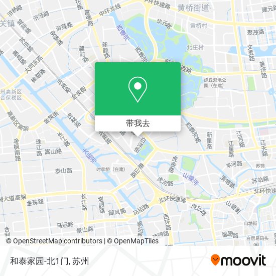 和泰家园-北1门地图