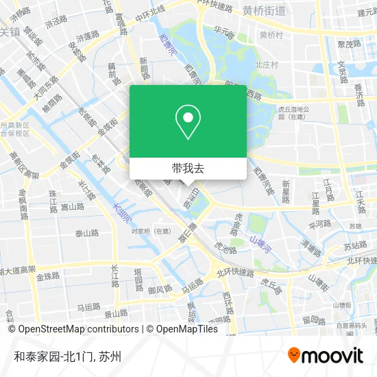 和泰家园-北1门地图