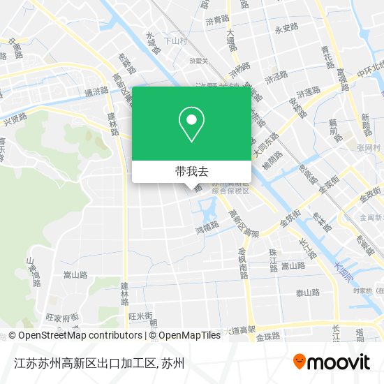 江苏苏州高新区出口加工区地图