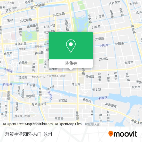 群策生活园区-东门地图