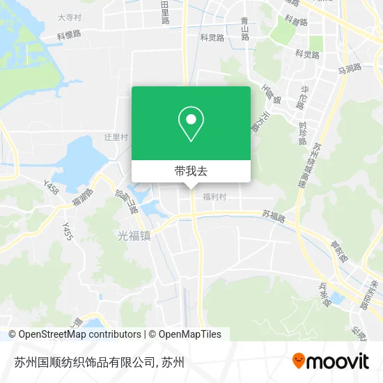 苏州国顺纺织饰品有限公司地图