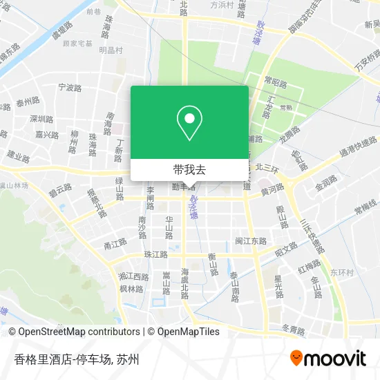 香格里酒店-停车场地图
