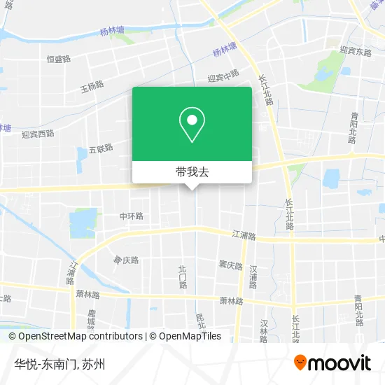 华悦-东南门地图