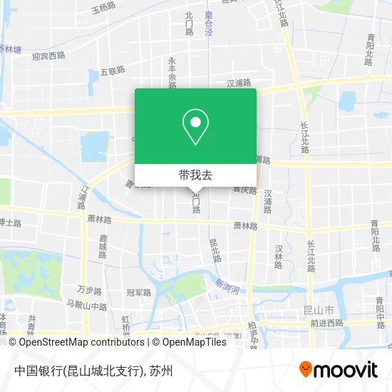 中国银行(昆山城北支行)地图