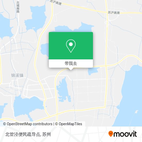北管泾便民疏导点地图