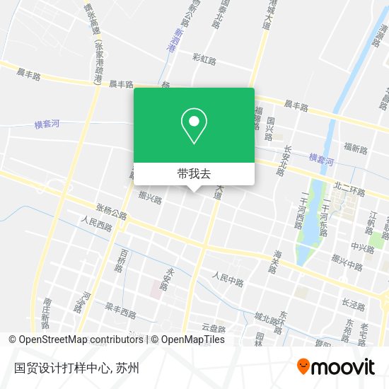 国贸设计打样中心地图