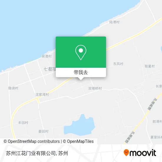 苏州江花门业有限公司地图