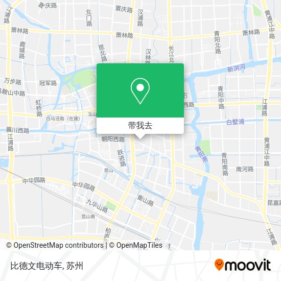 比德文电动车地图