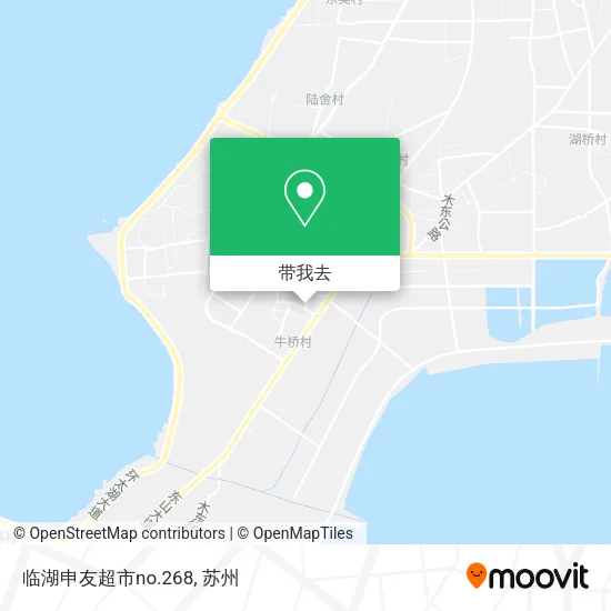 临湖申友超市no.268地图