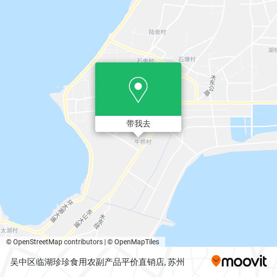 吴中区临湖珍珍食用农副产品平价直销店地图