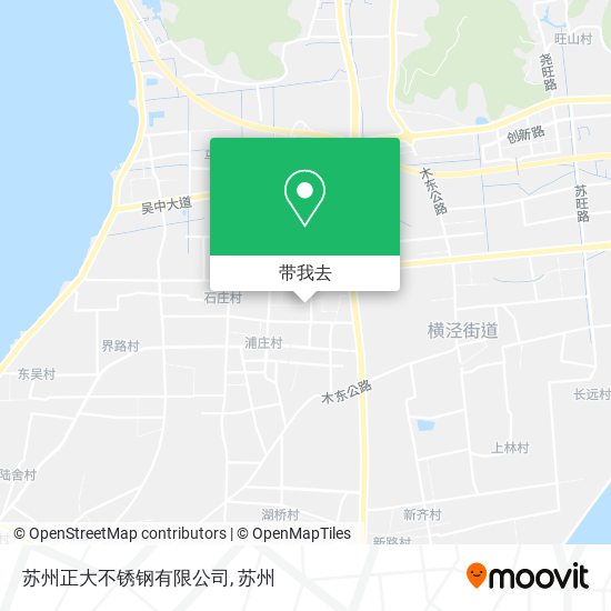 苏州正大不锈钢有限公司地图