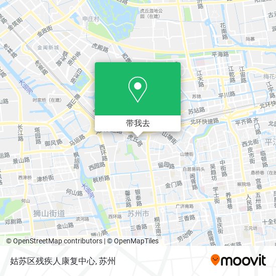 姑苏区残疾人康复中心地图