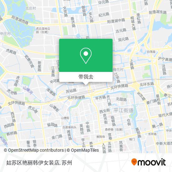 姑苏区艳丽韩伊女装店地图