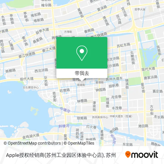 Apple授权经销商(苏州工业园区体验中心店)地图