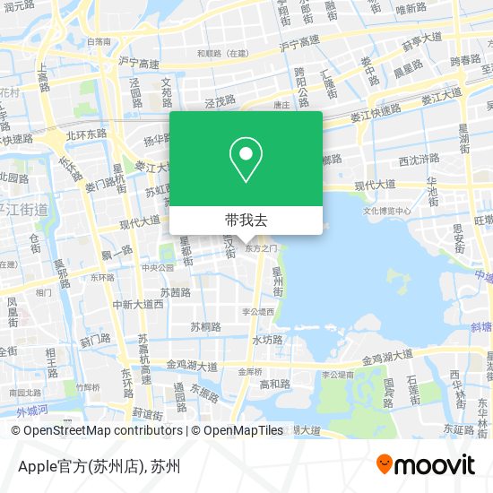 Apple官方(苏州店)地图